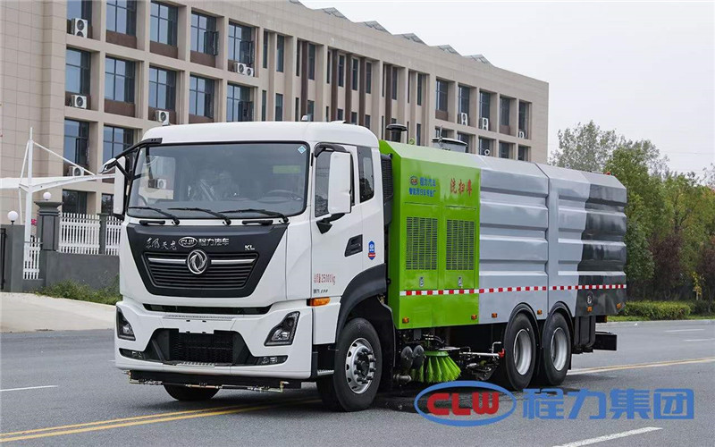 國(guó)六東風(fēng)天龍后雙橋洗掃車(chē)